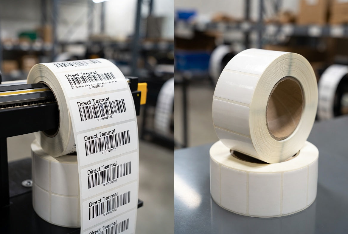 Direct Thermal vs Thermal Transfer Labels – Which Is Best for Your Warehouse or 3PL Operation?