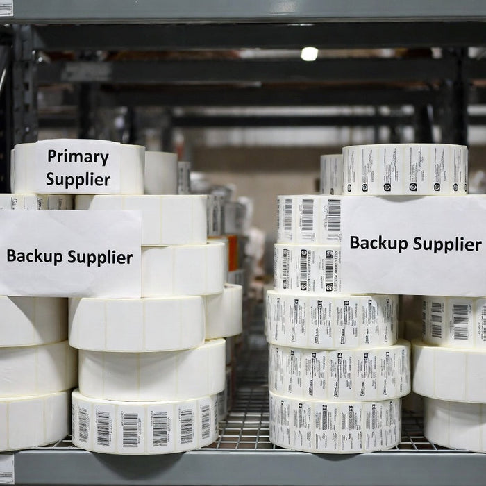 Backup Label Supplier vs Primary Supplier: What Every 3PL and Warehouse Needs to Know